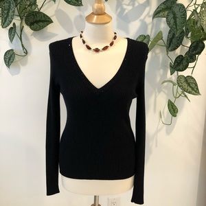 BCBG MaxAzria Black Sweater Sz Medium Color Black